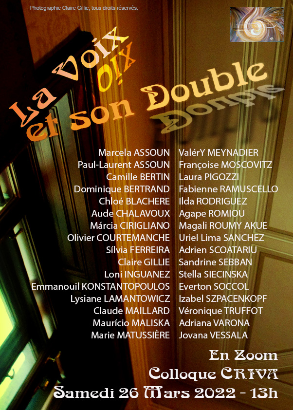 La voix et son double flyer